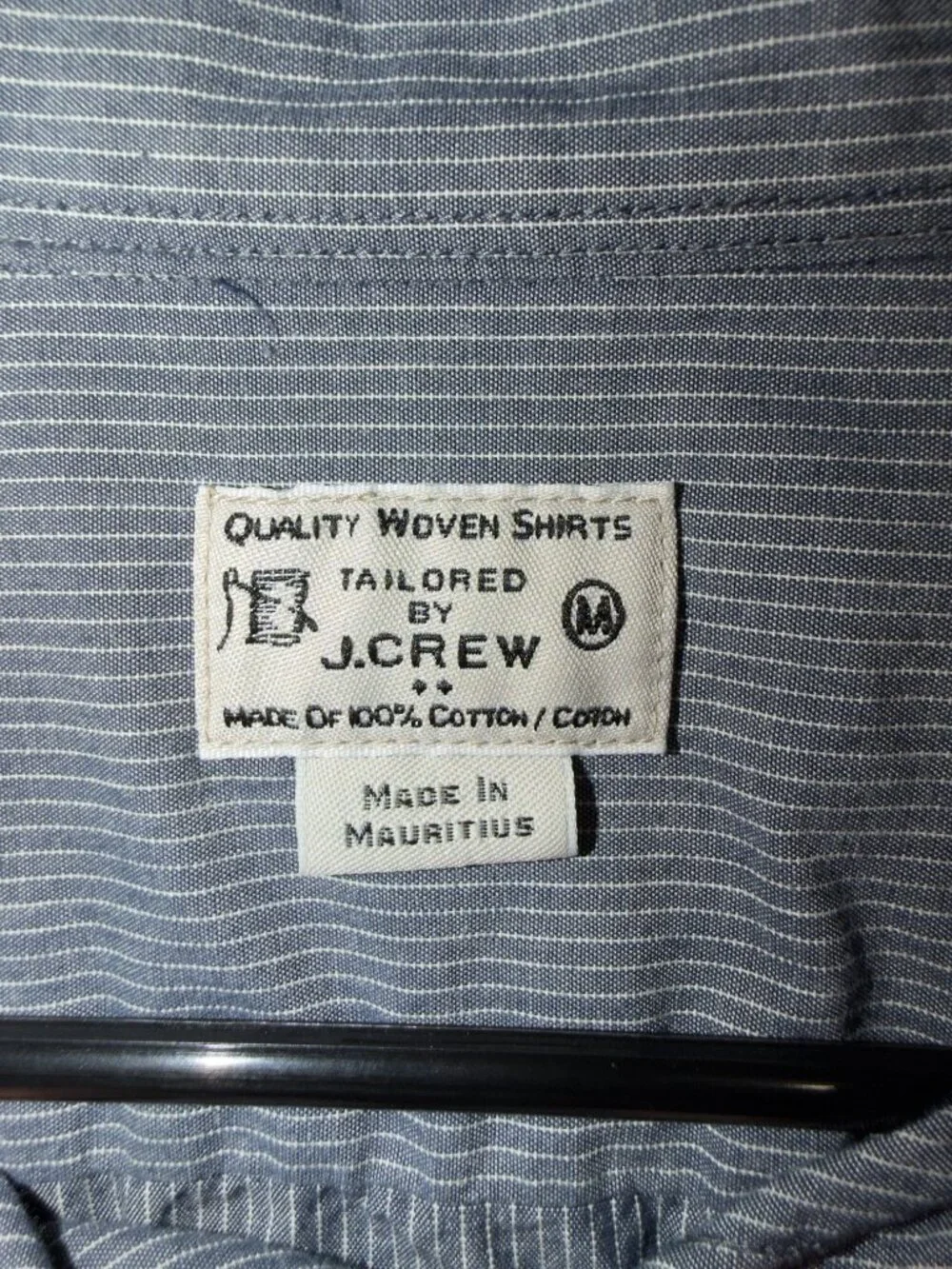 J.Crew Button Down Shirt Size M Blue Stripe Long Sleeve Casual Classic